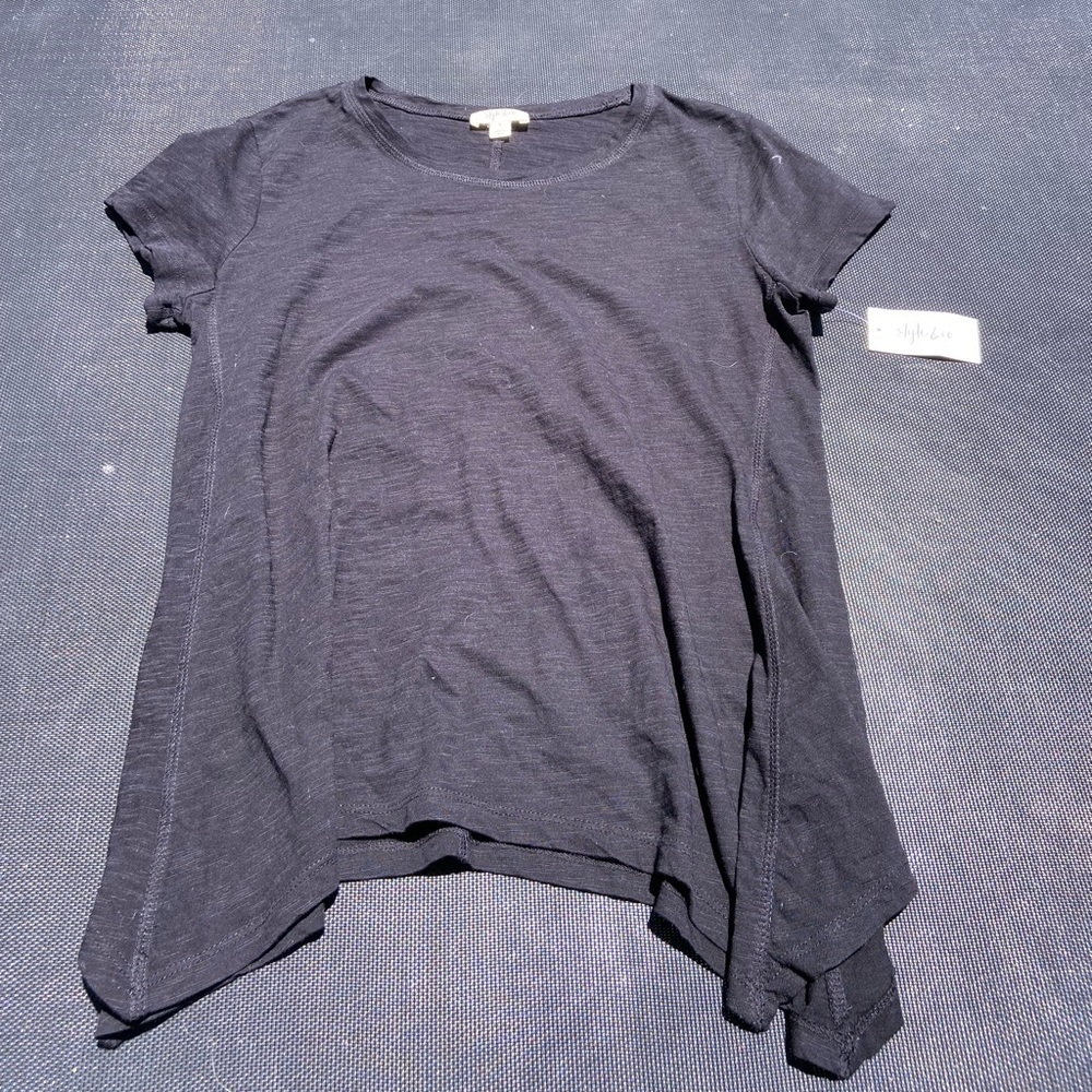 Style & Co Black Sharkbite T-shirt⚠️WITH TAGS⚠️